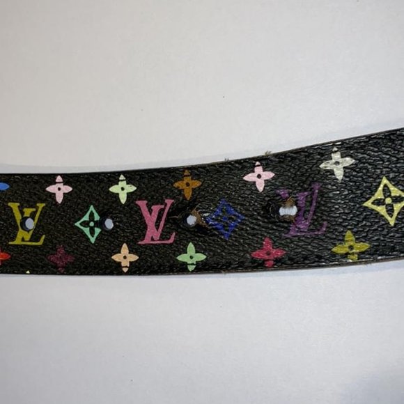 Louis Vuitton 75/30 Black Multicolor Monogram Cein - Picture 4 of 10